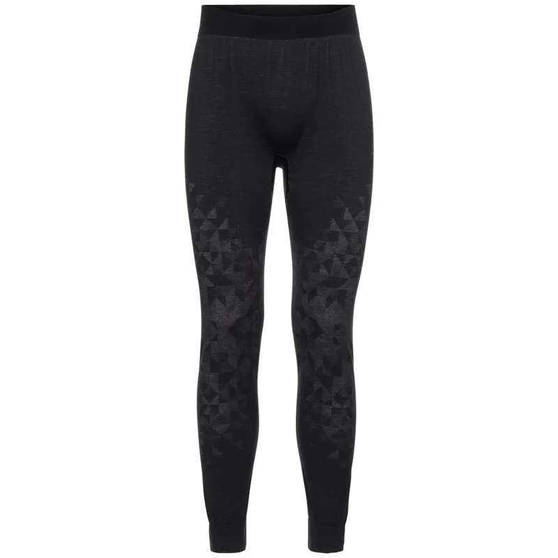 2024 Odlo Kinship Womens merino base layer pants black